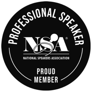 nsa_badge_ProfessionalMember_2inch Teresa Harlow NSA Professional Speaker Badge